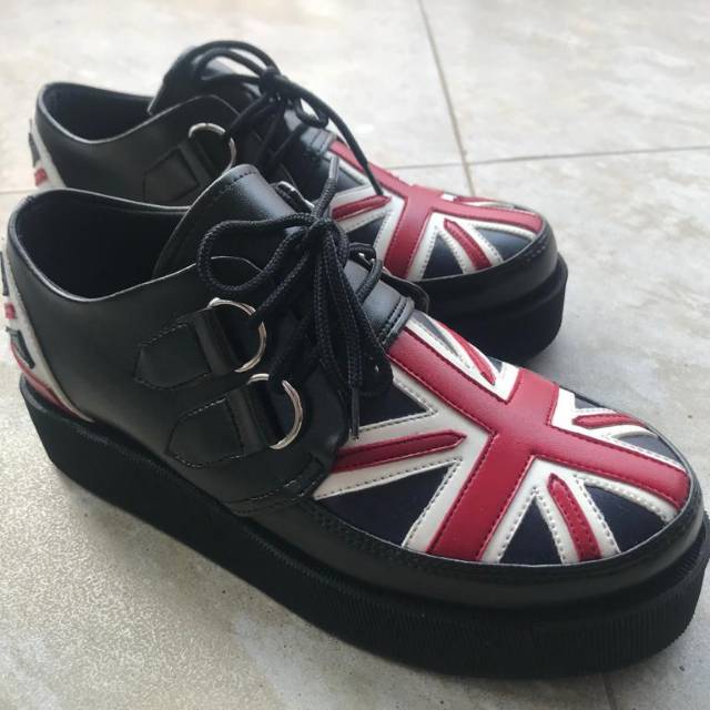Sepatu Inggris - Sepatu Creepers - Rockabilly Shoes - Sepatu Rockabilly - Sepatu Punk - Sepatu Rock