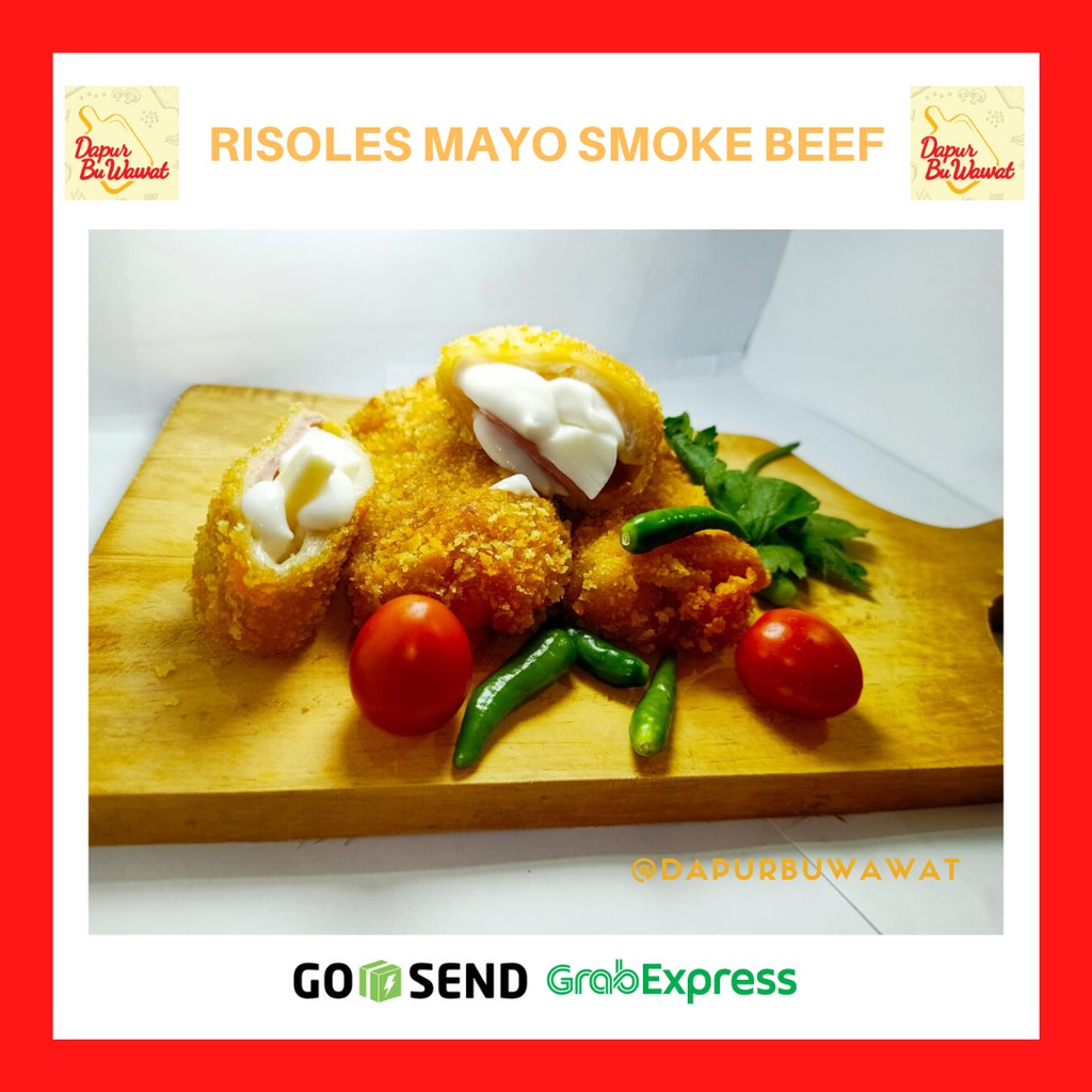 

RISOLES MAYONAISE FROZEN HOMEMADE SMOKE BEEF, SOSIS AYAM KEJU, & ORIGINAL