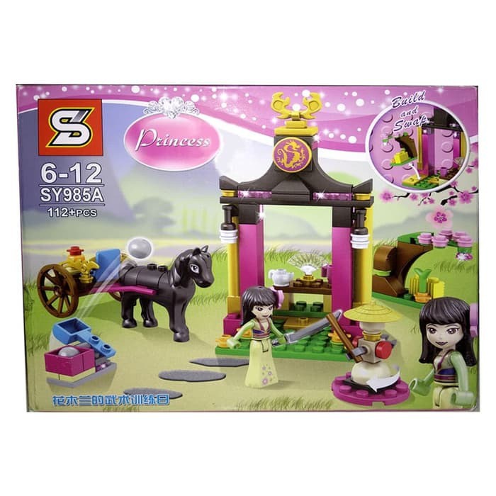 Brick Lego SY Disney Princess Mulan Castle SY985A