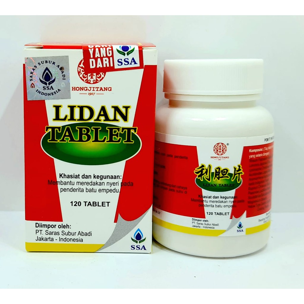 LIDAN TABLETS - obat batu empedu