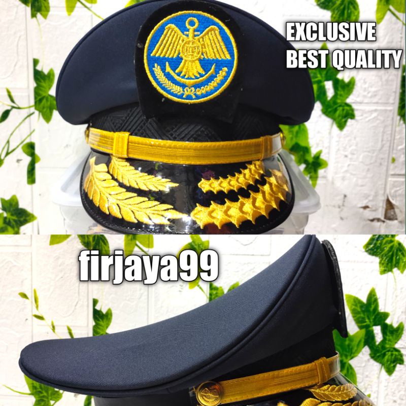 Topi pet pdu dishub-kemenhub gol 4c/pet pdu Perhubunggan gol 4c/pet Perhubunggan pdu