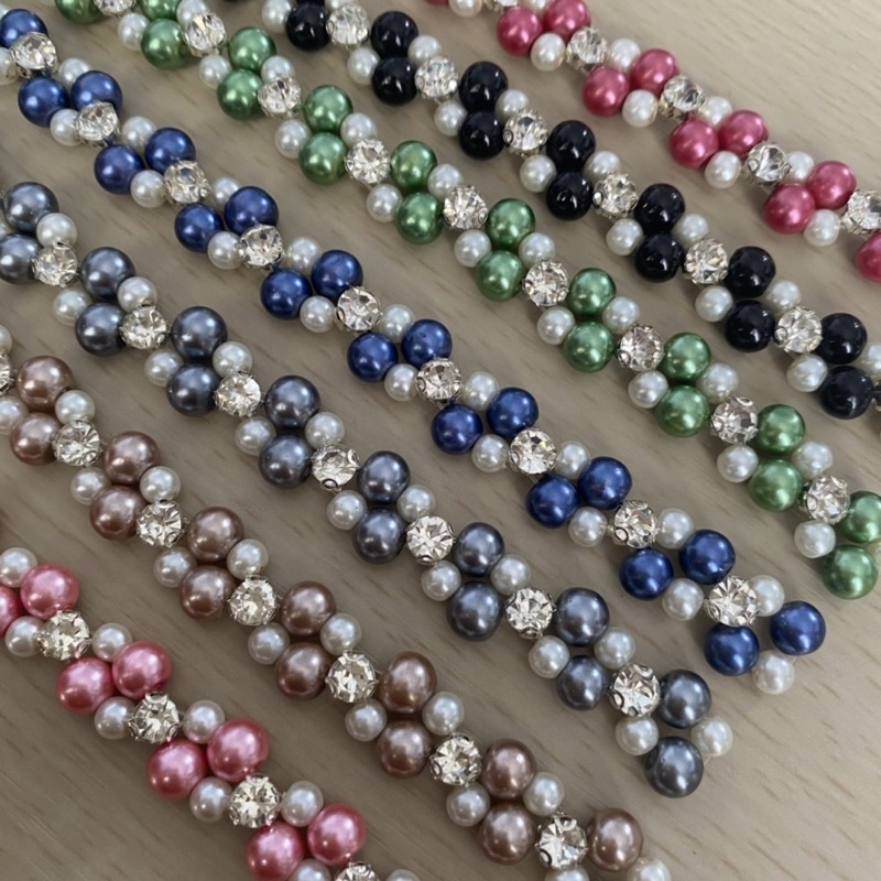 mutiara rangkai/mutiara custom/payet rangkai/ 1cm