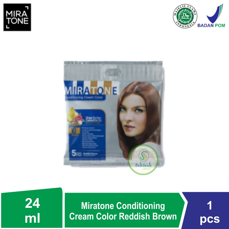 Miratone Conditioning Color Cream 16gr + 24 ml - Semir Rambut