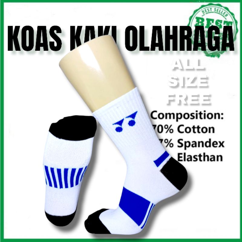 Kaos Kaki Sport/Kaos Kaki Badminton/Kaos Kaki Kekinian/Kaos Kaki Lari