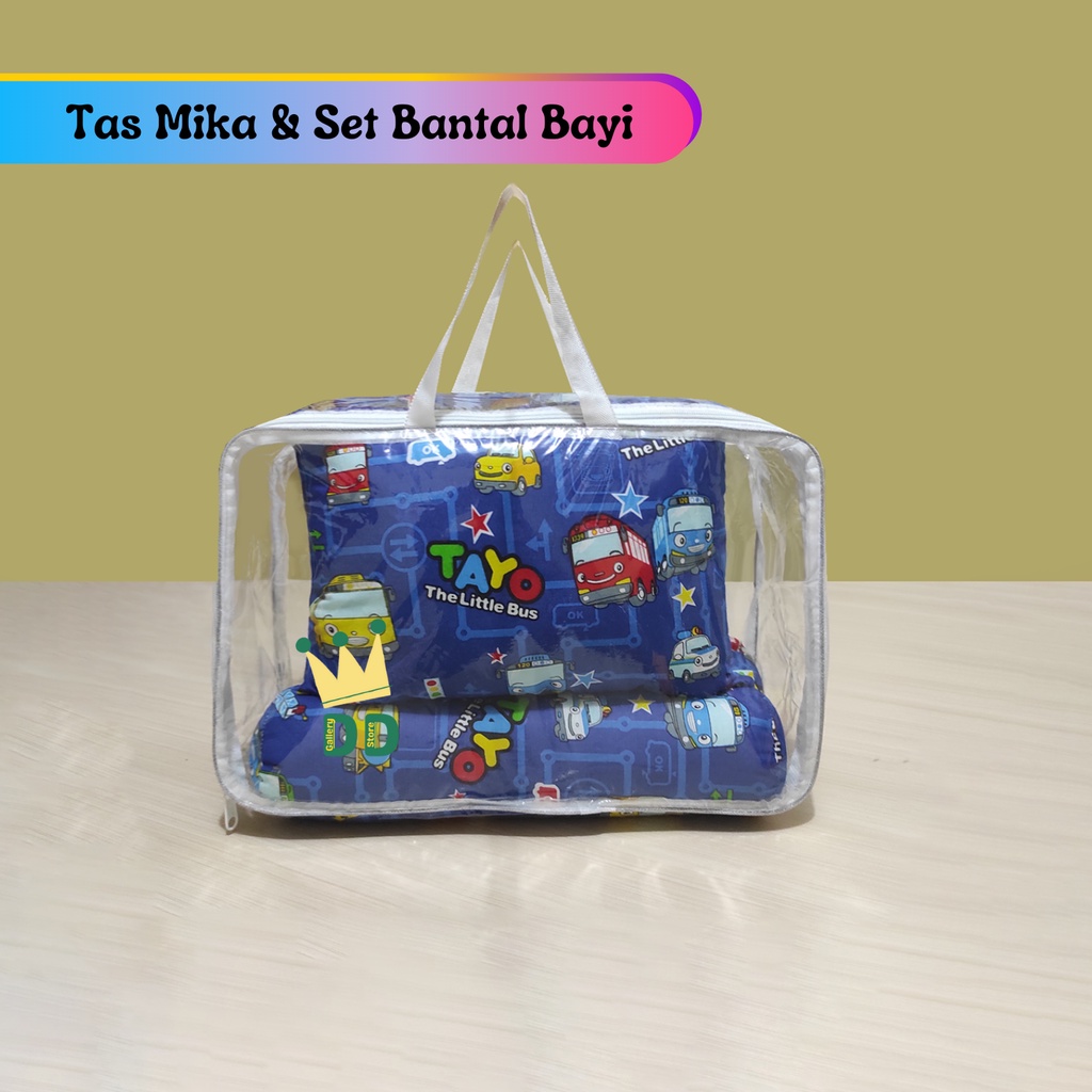 (KADO BAYI BARU LAHIR) Set Bantal Guling Dan Tas Bayi - Hadiah Bayi Baru Lahir - Kado Untuk Bayi Bar