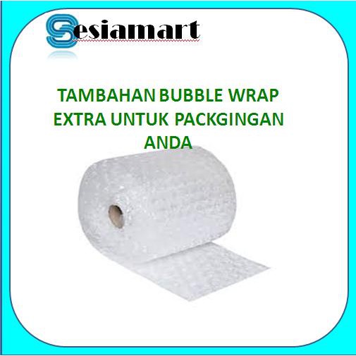 

Bubble wrap TAMBAHAN untuk packgingan paket