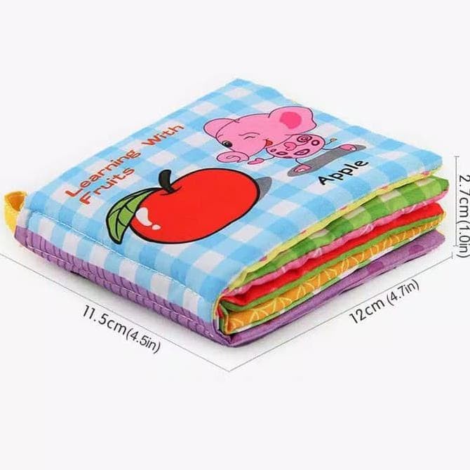 Buku kain bayi Buku Cerita Inggris Anak buku kain soft book buku bantal