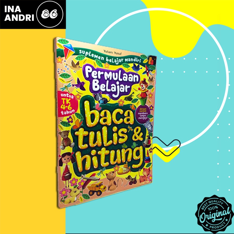 

BUKU CALISTUNG ANAK TK PAUD PERMULAAN BELAJAR BACA TULIS HITUNG