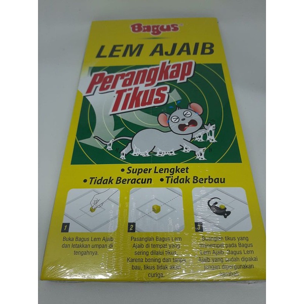 Lem Perangkap Tikus Siap Pakai Cap Bagus 70Gr