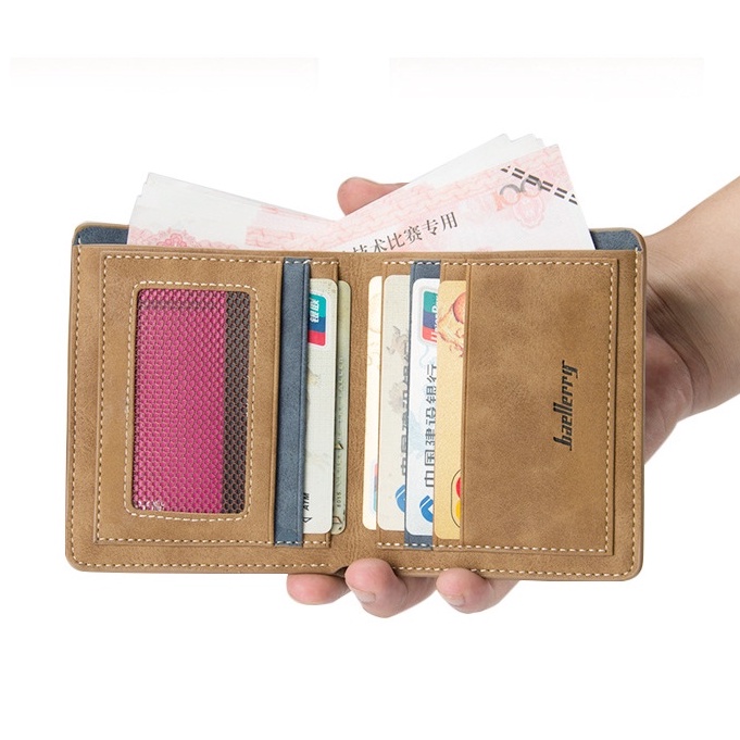 BAELLERRY D1152 Dompet Pria Bahan Kulit PU Leather Premium WATCHKITE WKOS