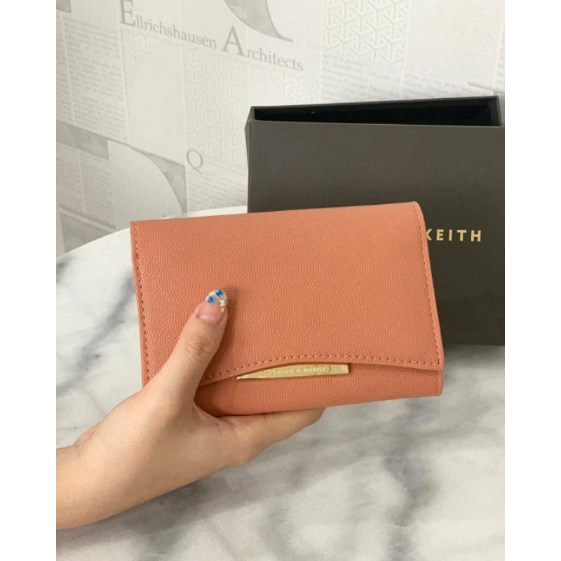 CK Metallic Accent Short Wallet // C412