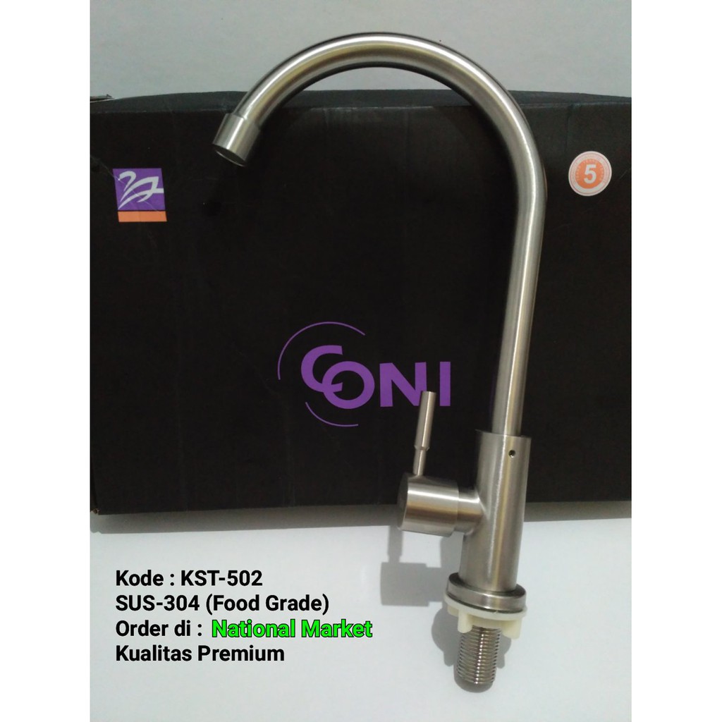 Kitchen Sink Coni RS 490 + Kran Dan Afur Big Sale Made in Korea