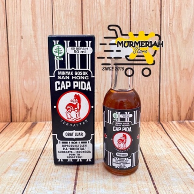 Minyak Gosok San Hong 50 ml / Minyak San Hong Cap Pida
