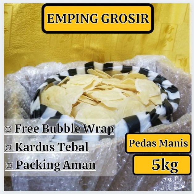 

Emping Grosir Rasa Pedas Manis /5Kg