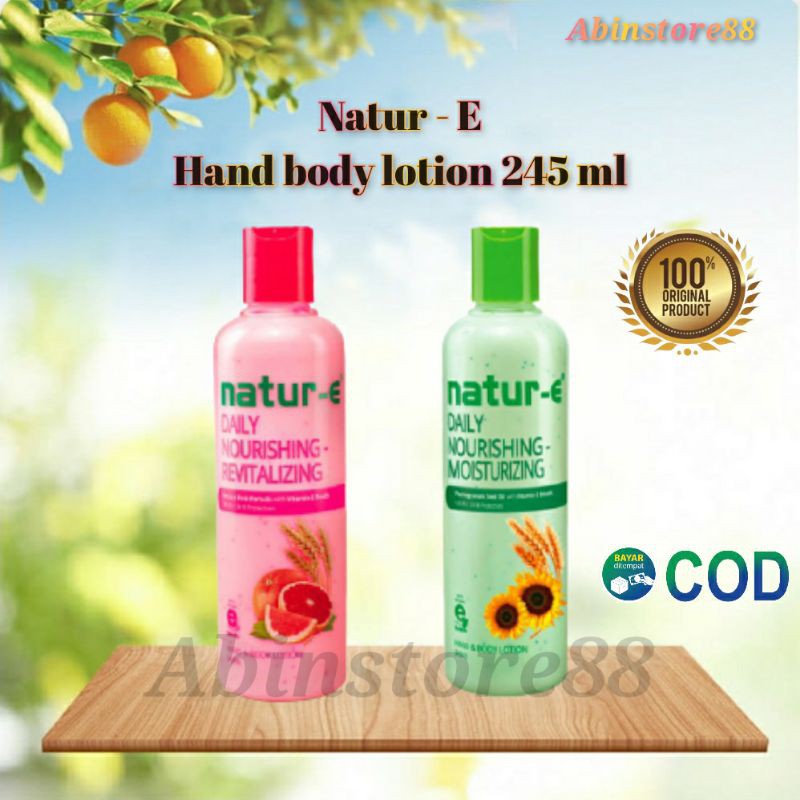 Natur-E Hand body lotion 245 ml