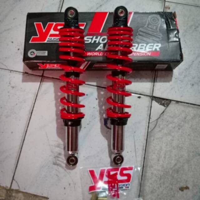 Shock Shockbreaker ORIGINAL YSS TOP PRIME 340mm RED kharisma Shogun Smash Titan GL Rx King Supra125