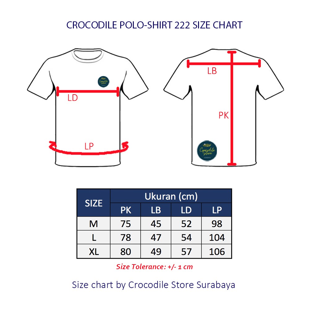 Kaos Kerah Pria Crocodile 223-063