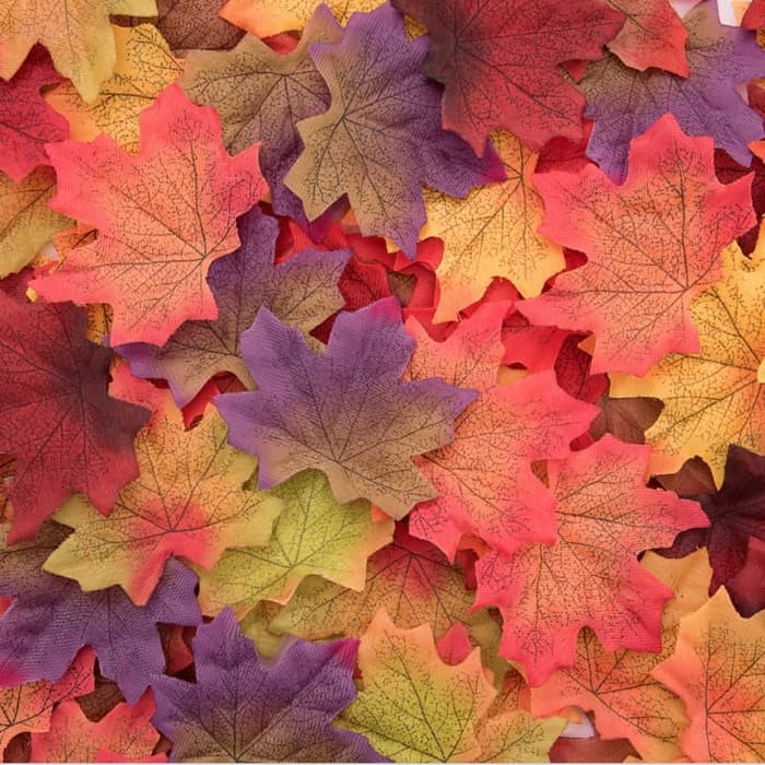 Artificial Cloth Maple Leaves (10pcs)