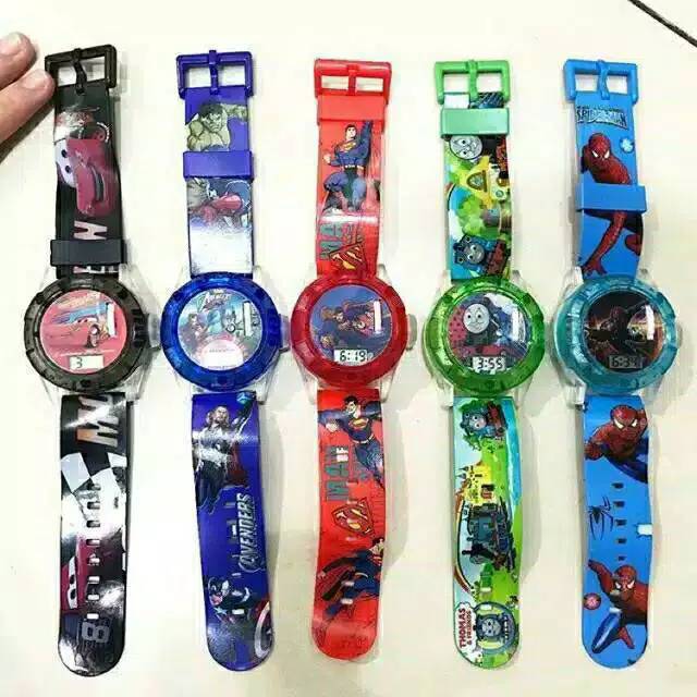 Jam Tangan Anak Fashion Laser Melodi Character Cowo