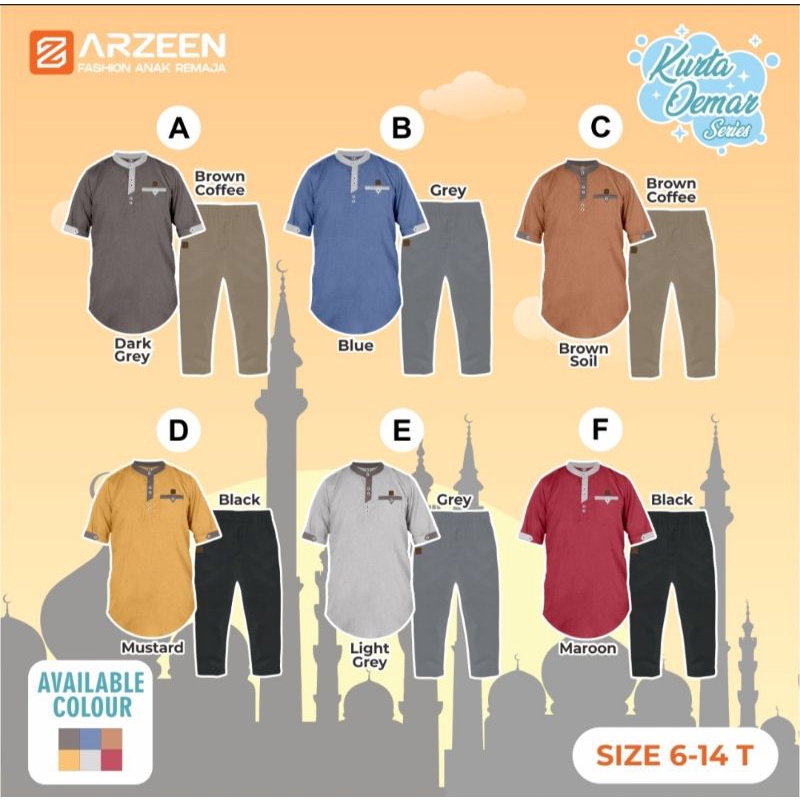 Set kurta Oemar arzeen