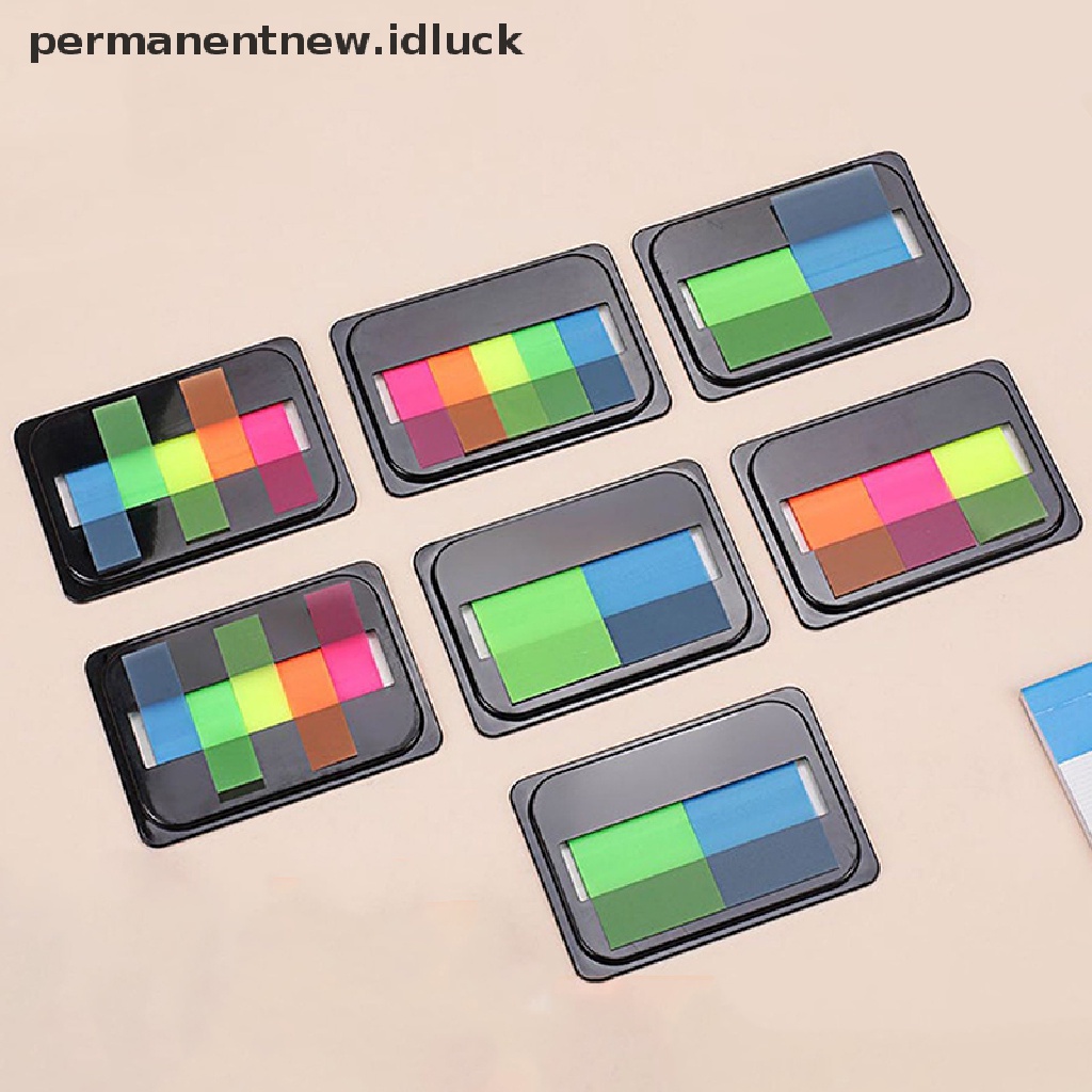 Stiker Memo Pad Sticky Note Penanda Buku Warna Fluorescence