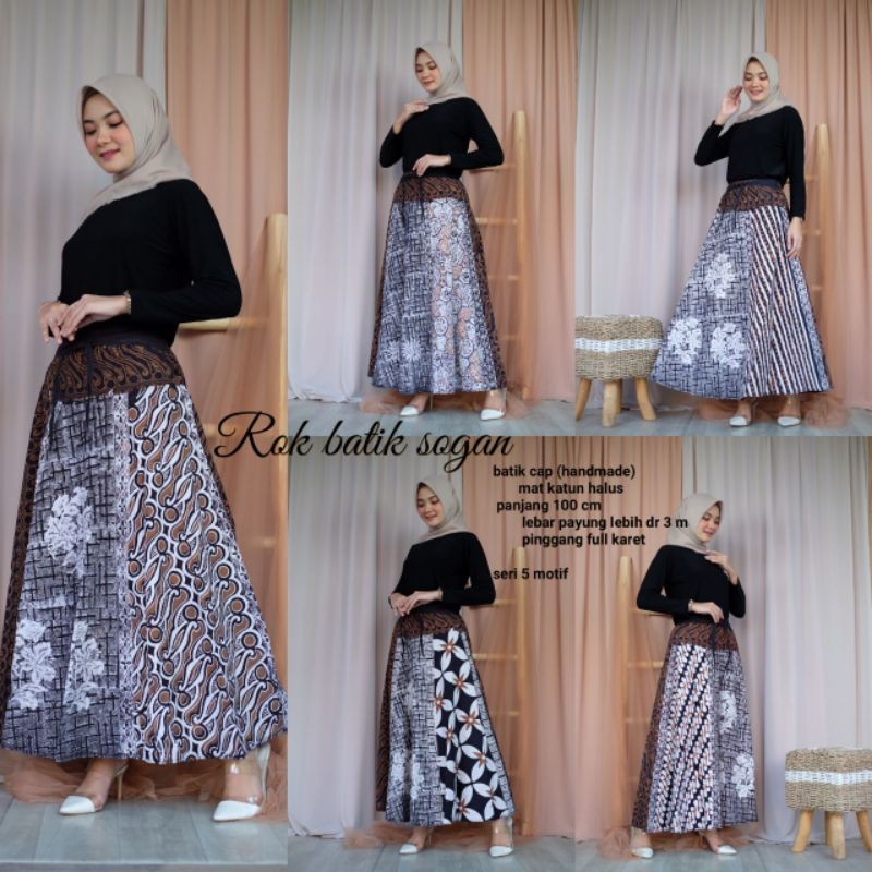 rok batik sogan
