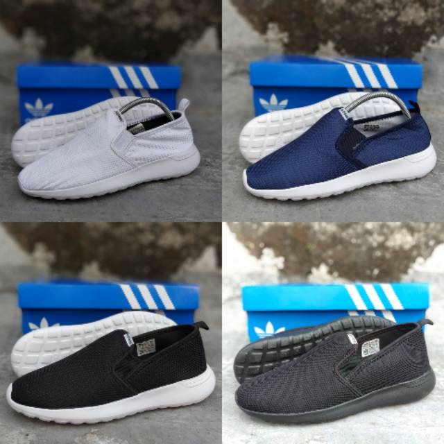 SEPATU PRIA ADIDAS CLOUDFOAM SEPATU SLIP ON COWOK CASUAL MADE IN VIETNAM