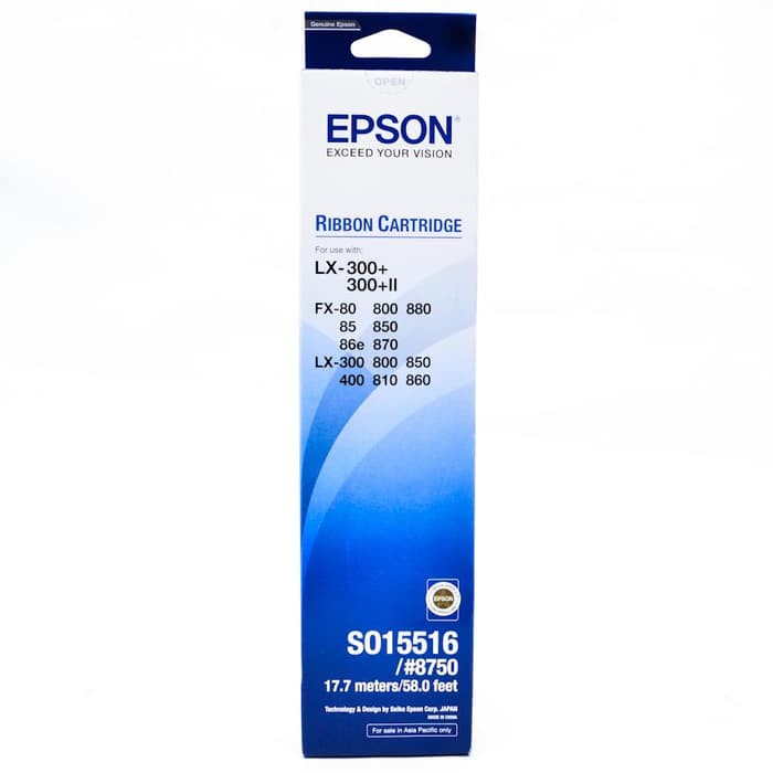 

Ribbon Catridge / Pita 17.7 m - Epson LX-300+ S015516 / #8750