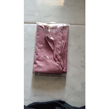 jilbab instan bergo maryam( ukuran M )/jilbab instan tali diamond-dusty purple
