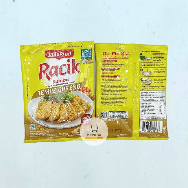 

Racik Tempe Goreng 20gr Tepung Bumbu Instan