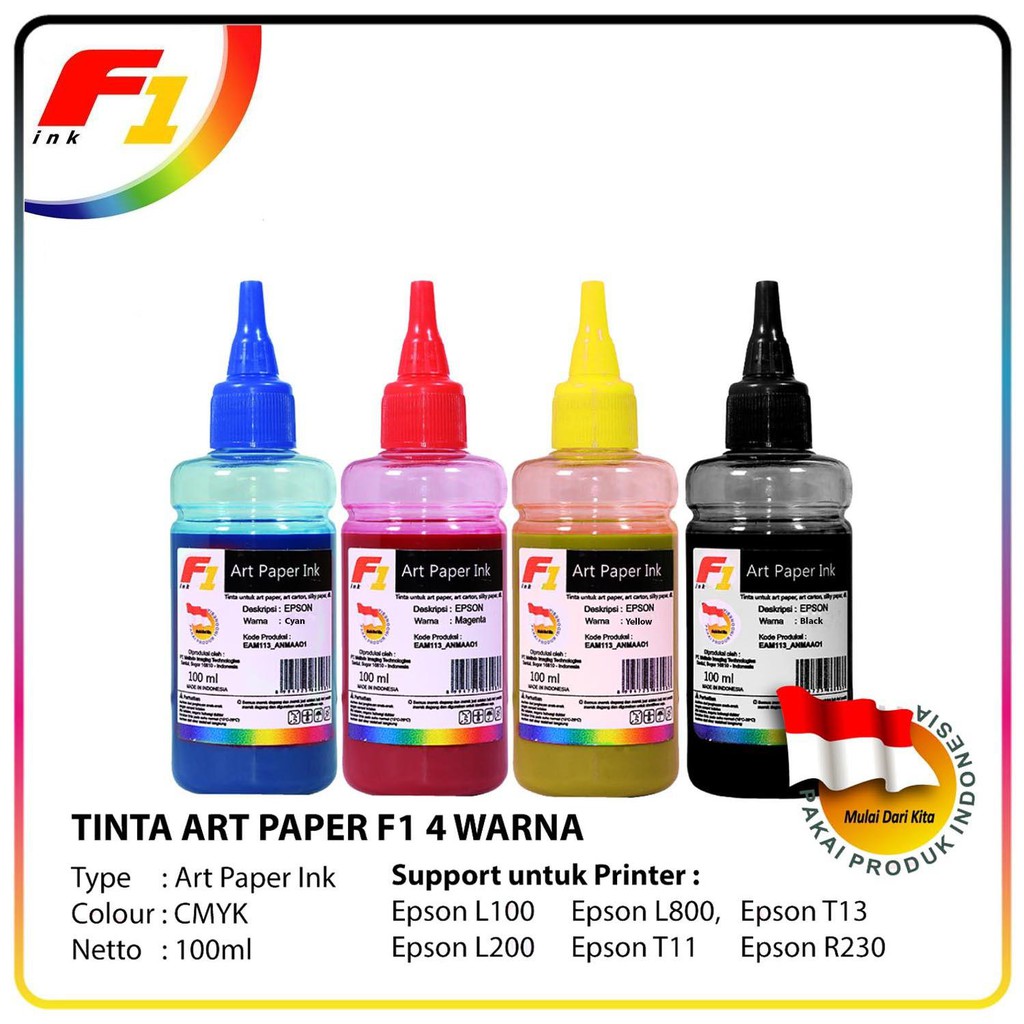 Jual Tinta Art Paper Epson 100ML CMYK Shopee Indonesia