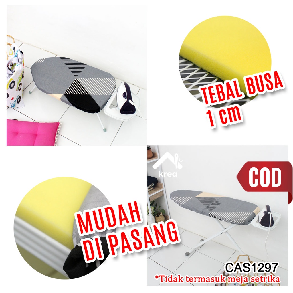 COVER MEJA SETRIKA KECIL DAN BESAR KRISBOW CAS1297 ( TANPA MEJA )