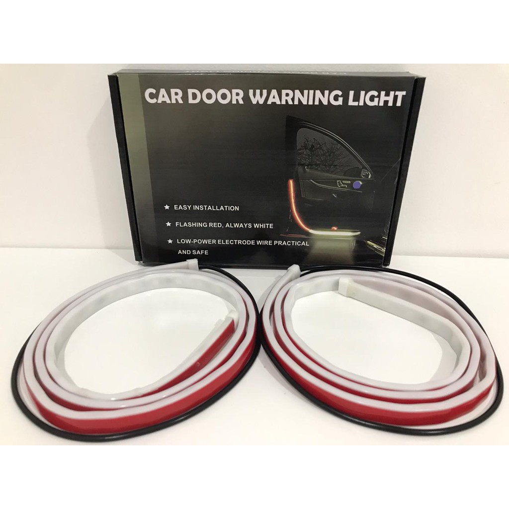 Lampu LED 2 in 1 Car Door Warning Light Pintu Mobil Strip Flow Flash 1,2M 1,2 Meter 120 CM