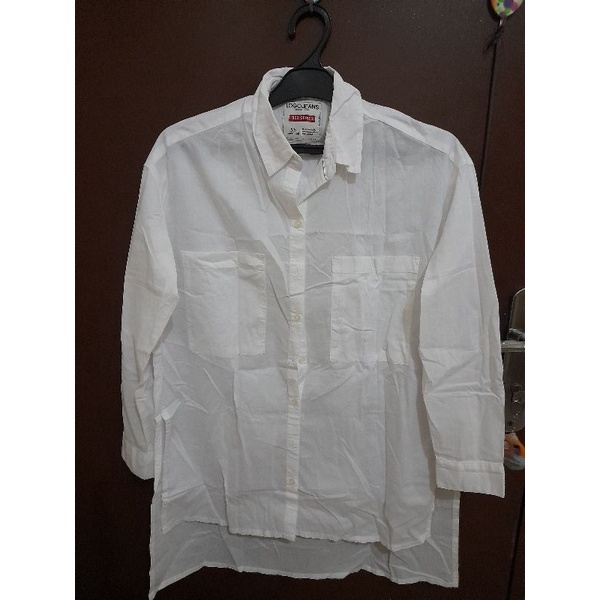 kemeja tunik logo jeans prelove