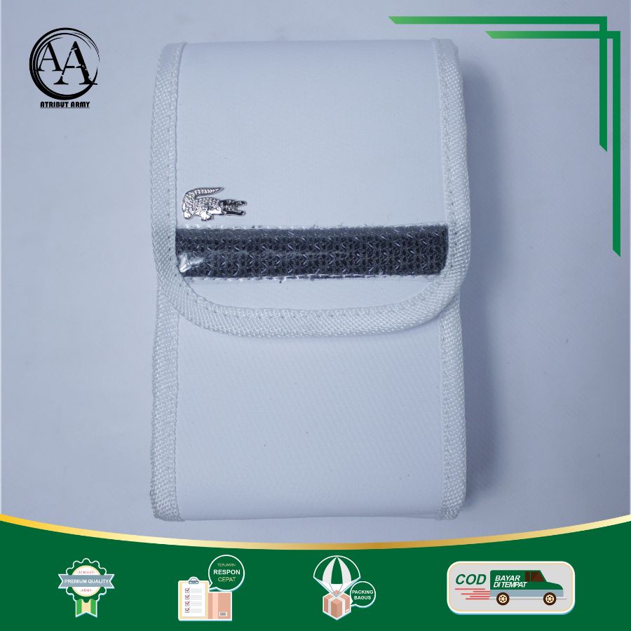 TEMPAT SARUNG HP PINGGANG CROCODILE DOUBLE SLOT 6,7 Inch TAS DOMPET HANDPHONE POUCH HP PRIA KANVAS TEBAL