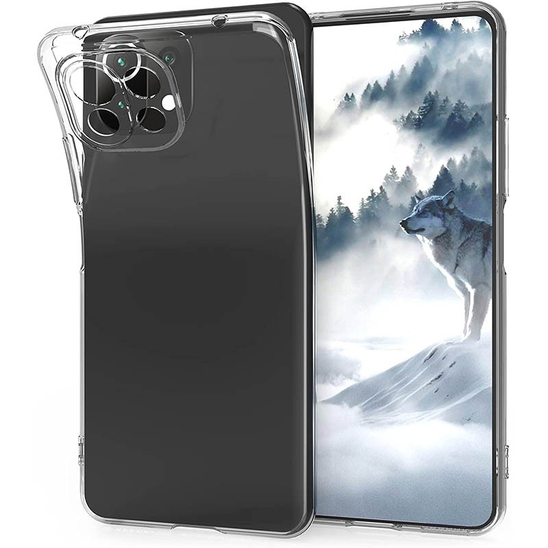 Slim TPU Case Xiaomi Mi 11 Lite - Mi11 Lite - Camera Clear Soft Cover Casing Protector Bening
