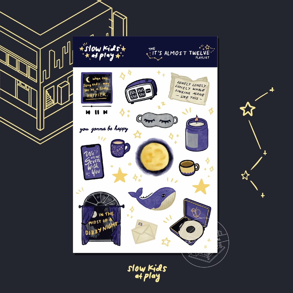 

SONG PLAYLIST STICKER SHEET