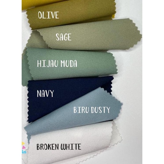 1 Meter Kain Samira Stretch/ Shakila - NAVY