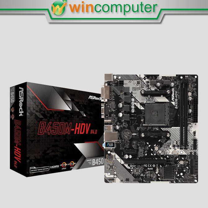 JUAL Asrock B450M-HDV