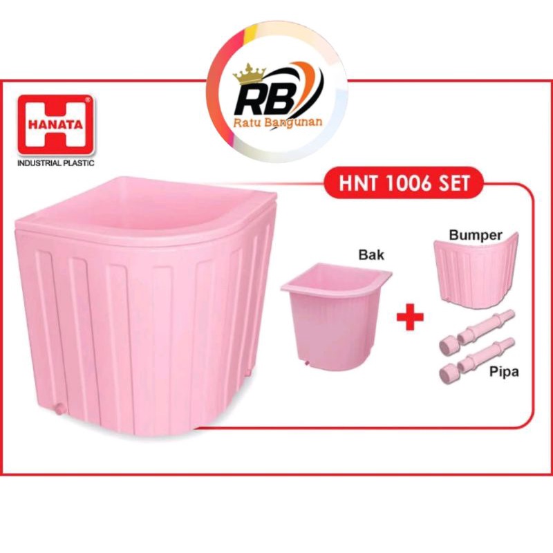 Bak air Bak mandi sudut Hanata fullset