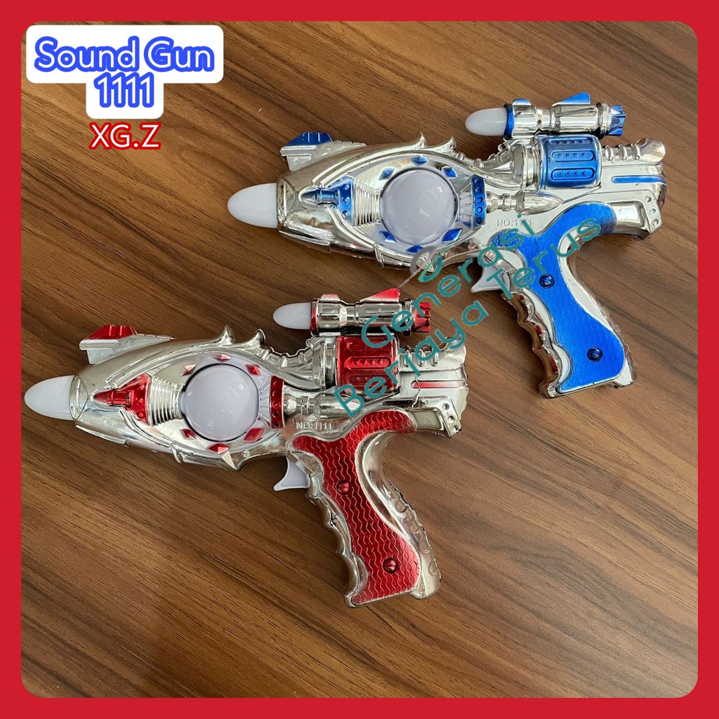 MAINAN ANAK LAKI LAKI SENAPAN SUARA BUNYI/GUN BATERAI 1111/MAIN TEMBAK