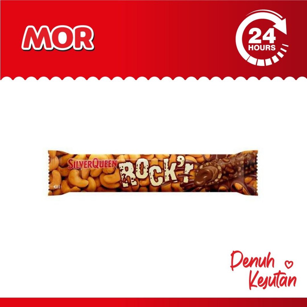 

SILVER QUEEN Rockr Coklat Kacang 22 gr