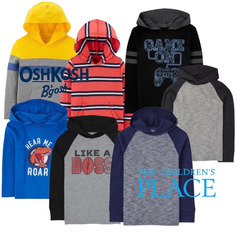 Kaos Hoodie anak laki laki Place Oshkosh