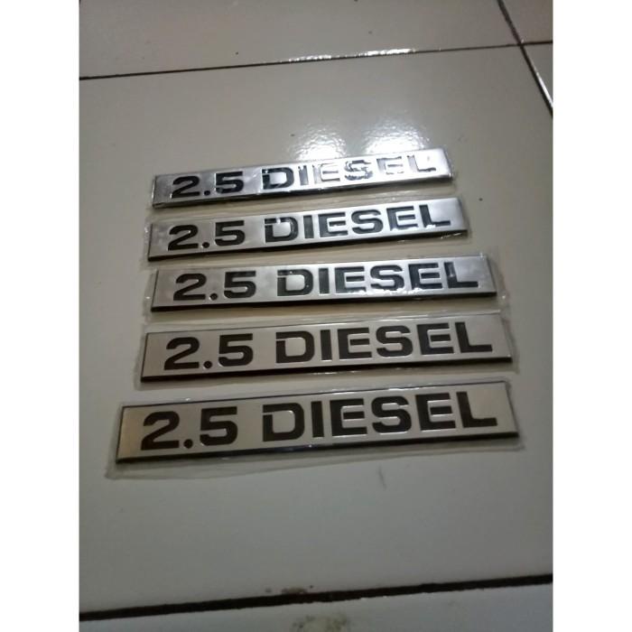 Emblem 2.5 L DIesel Kuda (Mark Logo Diesel Kuda Mitsubshi)