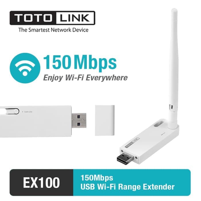 Totolink Ex100 - Usb Wifi Range Extender 150Mbps