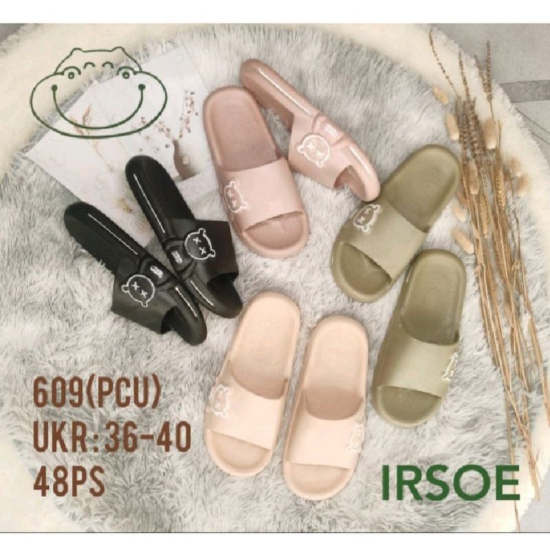 Sandal Slop Trendy untuk Wanita, Korea Style,  IRSOE 609