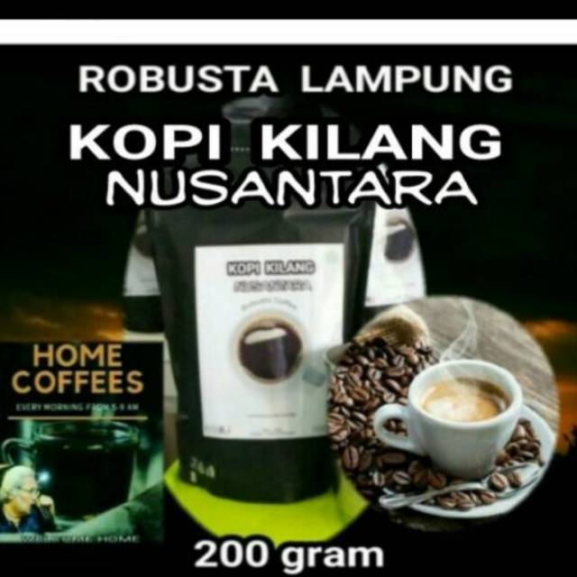 

Kopi bubuk Robusta asli Lampung per pack 200 gram