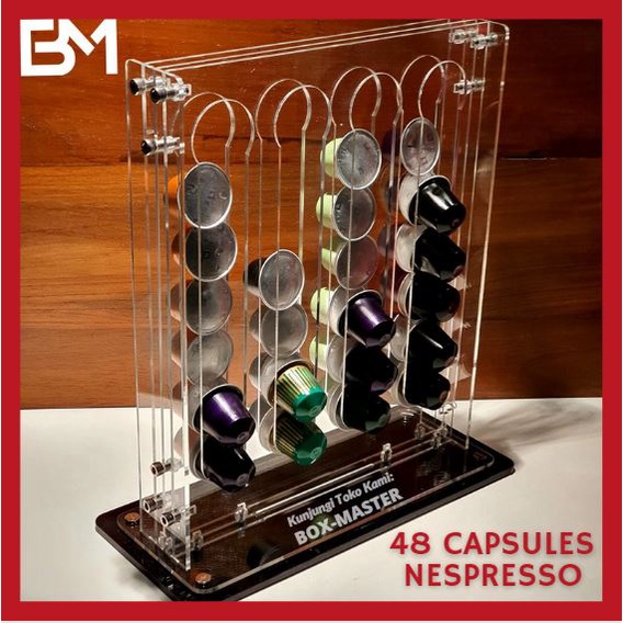 Mesin Kopi Kapsul Acrylic Organizer Mesin Kopi Espresso Mesin Espresso Machine Nescafe Dolce Gusto N
