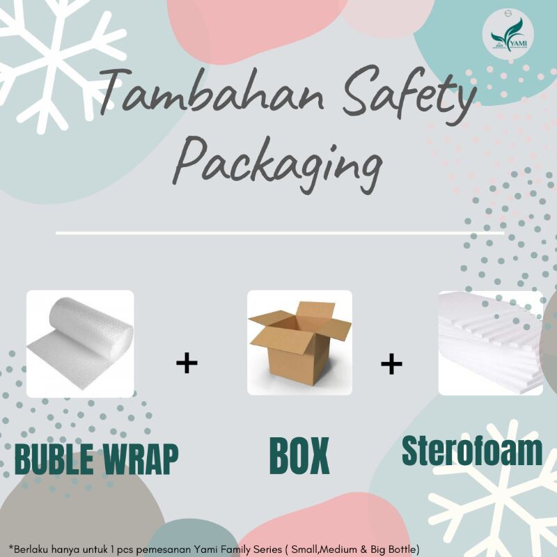 

BOX + BUBLE WRAP + STEROFOAM | Safety packaging