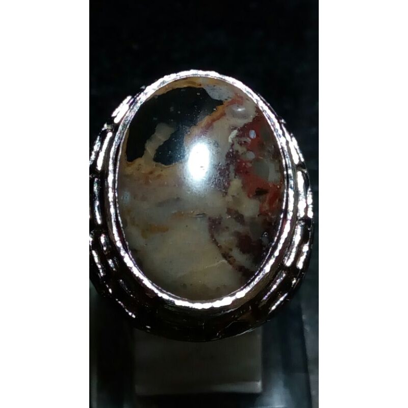 Batu akik natural jasper pancawarna garut bukan edong